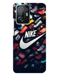 Чехол для Xiaomi 11T / 11T Pro с картинкой «Коллекция кроссовок Nike» Чехол для Xiaomi 11T / 11T Pro с картинкой «Коллекция кроссовок Nike»
