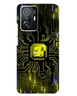 Чехол для Xiaomi 11T / 11T Pro с картинкой «Nike — золотая искра» Чехол для Xiaomi 11T / 11T Pro с картинкой «Nike — золотая искра»