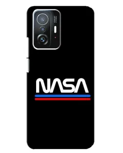 Чохол для Xiaomi 11T / 11T Pro з картинкою «NASA — класика Red Blue»