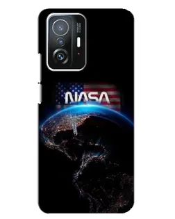 Чохол для Xiaomi 11T / 11T Pro з картинкою «Земля з космосу NASA»
