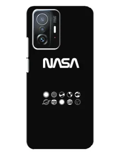 Чохол для Xiaomi 11T / 11T Pro з картинкою «NASA — технічний принт»