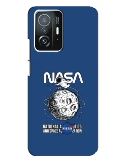 Чохол для Xiaomi 11T / 11T Pro з картинкою «NASA — місячна місія»