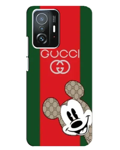 Чохол для Xiaomi 11T / 11T Pro з картинкою «Gucci — смуги та Міккі»