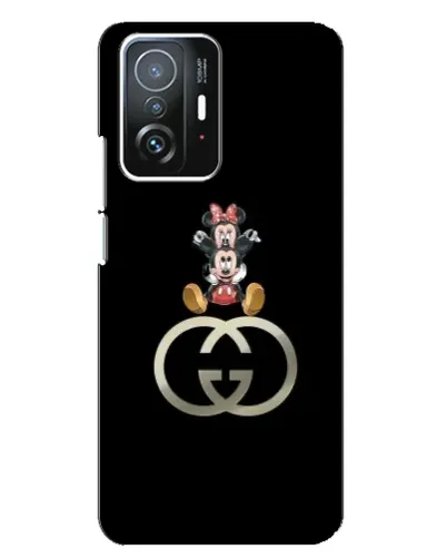 Чохол для Xiaomi 11T / 11T Pro з картинкою «Мінні Маус на лого»