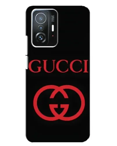 Чохол для Xiaomi 11T / 11T Pro з картинкою «Gucci — червоний логотип»