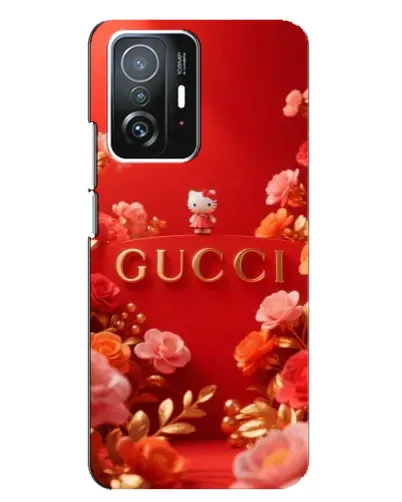 Чохол для Xiaomi 11T / 11T Pro з картинкою «Gucci — золотий сад»