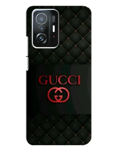 Чохол для Xiaomi 11T / 11T Pro з картинкою «Gucci — стьобаний чорний»