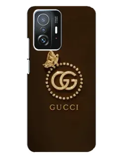Чохол для Xiaomi 11T / 11T Pro з картинкою «Gucci — золотий метелик» Чохол для Xiaomi 11T / 11T Pro з картинкою «Gucci — золотий метелик»