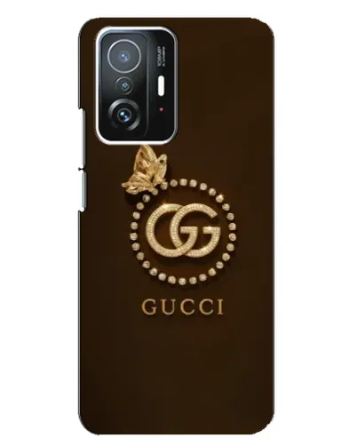 Чохол для Xiaomi 11T / 11T Pro з картинкою «Gucci — золотий метелик»