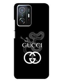 Чохол для Xiaomi 11T / 11T Pro з картинкою «Gucci — срібна змія» Чохол для Xiaomi 11T / 11T Pro з картинкою «Gucci — срібна змія»