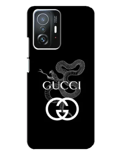 Чохол для Xiaomi 11T / 11T Pro з картинкою «Gucci — срібна змія»