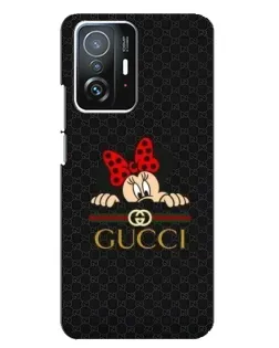Чохол для Xiaomi 11T / 11T Pro з картинкою «Мінні Маус Gucci — чорний» Чохол для Xiaomi 11T / 11T Pro з картинкою «Мінні Маус Gucci — чорний»