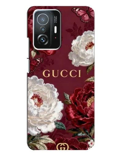 Чехол для Xiaomi 11T / 11T Pro с картинкой «Gucci — бордовые розы» Чехол для Xiaomi 11T / 11T Pro с картинкой «Gucci — бордовые розы»