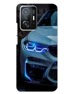 Чохол для Xiaomi 11T / 11T Pro з картинкою «Погляд BMW з синіми фарами» Чохол для Xiaomi 11T / 11T Pro з картинкою «Погляд BMW з синіми фарами»