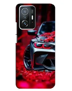 Чохол для Xiaomi 11T / 11T Pro з картинкою «Спортивна BMW та квіти» Чохол для Xiaomi 11T / 11T Pro з картинкою «Спортивна BMW та квіти»