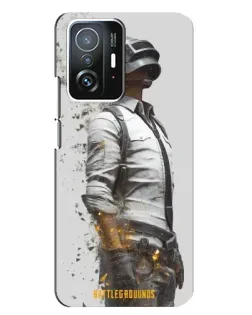 Чохол для Xiaomi 11T / 11T Pro з картинкою «PUBG — боєць у пилу»