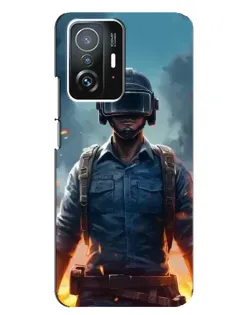 Чохол для Xiaomi 11T / 11T Pro з картинкою «PUBG — реалістичний герой»
