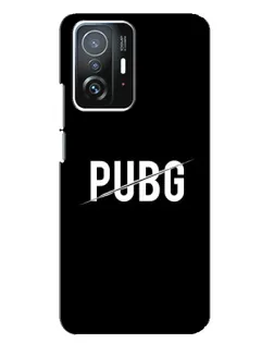 Чохол для Xiaomi 11T / 11T Pro з картинкою «PUBG — білий логотип»
