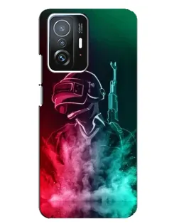 Чохол для Xiaomi 11T / 11T Pro з картинкою «PUBG — вогняний воїн»