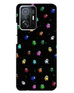 Чохол для Xiaomi 11T / 11T Pro з картинкою «Екіпаж Among Us»