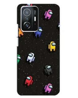 Чохол для Xiaomi 11T / 11T Pro з картинкою «Космічний патерн Among Us»
