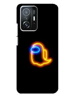 Чохол для Xiaomi 11T / 11T Pro з картинкою «Among Us неонове сяйво»