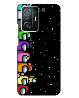 Чехол для Xiaomi 11T / 11T Pro с картинкой «Команда Among Us» Чехол для Xiaomi 11T / 11T Pro с картинкой «Команда Among Us»