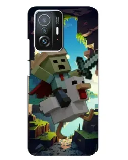 Чохол для Xiaomi 11T / 11T Pro з картинкою «Стів та гусь»
