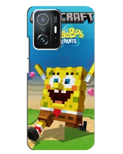 Чехол для Xiaomi 11T / 11T Pro с картинкой «Губка Боб Minecraft» Чехол для Xiaomi 11T / 11T Pro с картинкой «Губка Боб Minecraft»