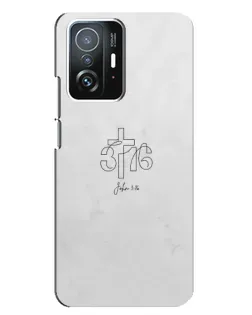 Чехол для Xiaomi 11T / 11T Pro с картинкой «Иоанна 3:16 Крест» Чехол для Xiaomi 11T / 11T Pro с картинкой «Иоанна 3:16 Крест»