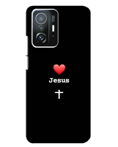 Чехол для Xiaomi 11T / 11T Pro с картинкой «Сердце - Jesus» Чехол для Xiaomi 11T / 11T Pro с картинкой «Сердце - Jesus»