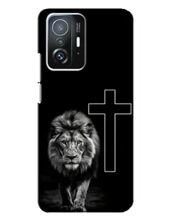 Чехол для Xiaomi 11T / 11T Pro с картинкой «Лев и Крест» Чехол для Xiaomi 11T / 11T Pro с картинкой «Лев и Крест»