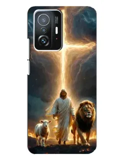 Чехол для Xiaomi 11T / 11T Pro с картинкой «Лев Иуды и Свет» Чехол для Xiaomi 11T / 11T Pro с картинкой «Лев Иуды и Свет»