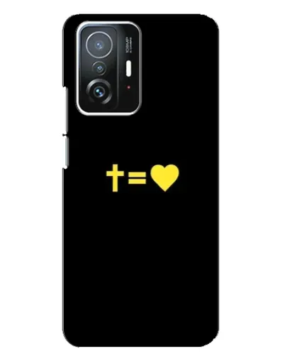 Чехол для Xiaomi 11T / 11T Pro с картинкой «Сердце и Крест» Чехол для Xiaomi 11T / 11T Pro с картинкой «Сердце и Крест»