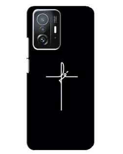Чехол для Xiaomi 11T / 11T Pro с картинкой «Тонкий крест»