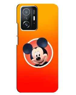 Чехол для Xiaomi 11T / 11T Pro с картинкой «Mickey в круге»