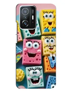 Чехол для Xiaomi 11T / 11T Pro с картинкой «Цветные губки» Чехол для Xiaomi 11T / 11T Pro с картинкой «Цветные губки»