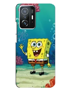 Чехол для Xiaomi 11T / 11T Pro с картинкой «Подводный привет»