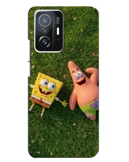 Чехол для Xiaomi 11T / 11T Pro с картинкой «Друзья на лужайке» Чехол для Xiaomi 11T / 11T Pro с картинкой «Друзья на лужайке»