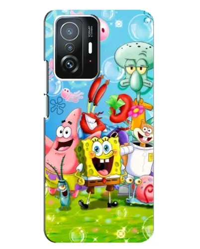 Чехол для Xiaomi 11T / 11T Pro с картинкой «Губка Боб и друзья» Чехол для Xiaomi 11T / 11T Pro с картинкой «Губка Боб и друзья»