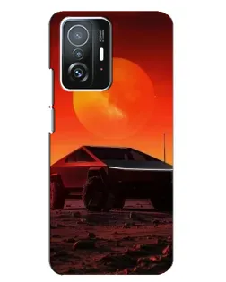 Чохол для Xiaomi 11T / 11T Pro з картинкою «Cybertruck на Марсі»