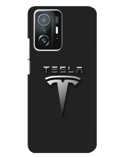 Чехол для Xiaomi 11T / 11T Pro с картинкой «Стальной логотип Tesla» Чехол для Xiaomi 11T / 11T Pro с картинкой «Стальной логотип Tesla»