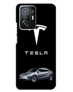 Чохол для Xiaomi 11T / 11T Pro з картинкою «Tesla Model Y»