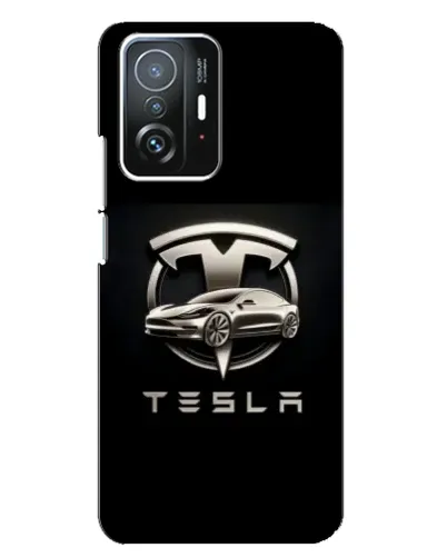 Чехол для Xiaomi 11T / 11T Pro с картинкой «Tesla — серебристое авто» Чехол для Xiaomi 11T / 11T Pro с картинкой «Tesla — серебристое авто»