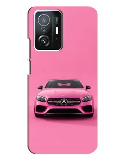 Чехол для Xiaomi 11T / 11T Pro с картинкой «Розовый Mercedes AMG» Чехол для Xiaomi 11T / 11T Pro с картинкой «Розовый Mercedes AMG»