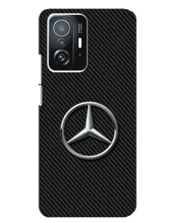 Чехол для Xiaomi 11T / 11T Pro с картинкой «Карбоновый Mercedes стиль» Чехол для Xiaomi 11T / 11T Pro с картинкой «Карбоновый Mercedes стиль»
