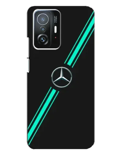 Чехол для Xiaomi 11T / 11T Pro с картинкой «Спортивные линии Mercedes» Чехол для Xiaomi 11T / 11T Pro с картинкой «Спортивные линии Mercedes»