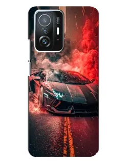 Чохол для Xiaomi 11T / 11T Pro з картинкою «Lamborghini червоний дим» Чохол для Xiaomi 11T / 11T Pro з картинкою «Lamborghini червоний дим»