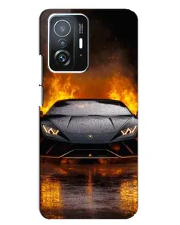 Чохол для Xiaomi 11T / 11T Pro з картинкою «Lamborghini у вогні» Чохол для Xiaomi 11T / 11T Pro з картинкою «Lamborghini у вогні»