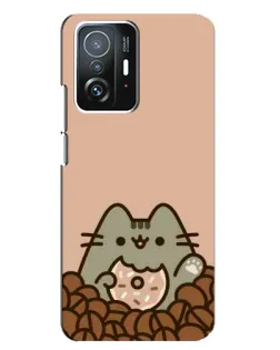 Чехол для Xiaomi 11T / 11T Pro с картинкой «Кофейный Пушин» Чехол для Xiaomi 11T / 11T Pro с картинкой «Кофейный Пушин»
